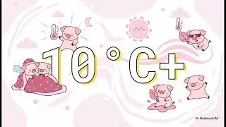 Weather in Taiwan for the week of January 10, 2026 explained with cute piggies.