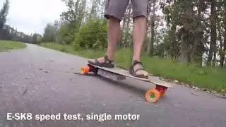 Electric Skateboard Speed Test