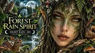 Forest Rain Deep Sleep 🌧️ 8 Hours of Night Rain Sounds for Healing, Relaxation & Rest
