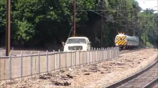 Amtrak Excursion Hy rail truck 6/14/16