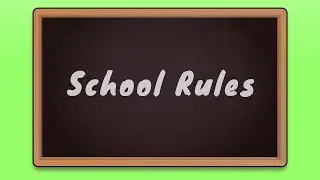 School Rules Explained 🎓 Learn English with Animation
