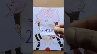 Sukuna Drawing Challenge | 15 Min vs 20 Min vs 2 Hour | Jujutsu Kaisen Art