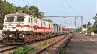 Newly LHB FIED Guruvayur - Trivandrum Intercity Express Skippping Perinad 