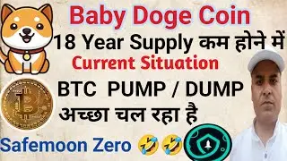 Baby Doge Coin Burning Update || Bitcoin Pump Dump Again || Safemoon ZERO || Earn with Rohitash