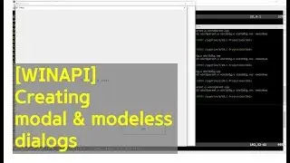 [WinAPI] Windows Programming using C/C++ : Creating modal & modeless dialogs