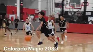 AAU Adidas Sponsored Team Colorado Magic 13U. Elijah #3 and team.