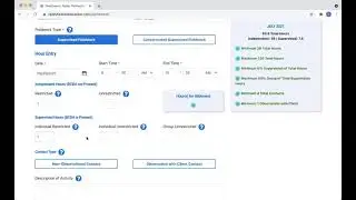 Ввод часов &mdash; Ripley ABA Fieldwork Tracker (соответствует BACB)