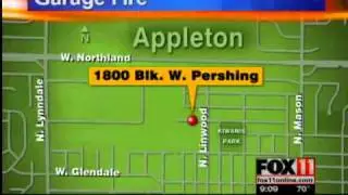 Two garage fires prompt investigation in Appleton