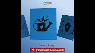 🌸 𝗕𝗹𝗼𝘀𝘀𝗼𝗺 𝗜𝗻𝘁𝗼 𝗦𝗽𝗿𝗶𝗻𝗴 🇩🇪✨ Digital Design BUndles | Stickers | Download #SVG