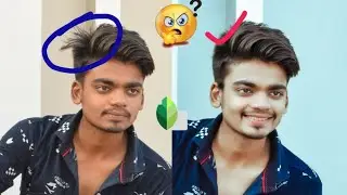 Snapseed Hair Cut Editing|| Snapseed Se Hait Cut Kaise Kare||Rocky Rakesh Edits||🔥