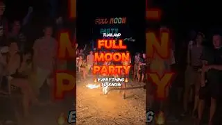 Full Moon Party in Thailand: EVERYTHING to Know 🎉🌕 | #FullMoonParty #ThailandTravel #TravelTips