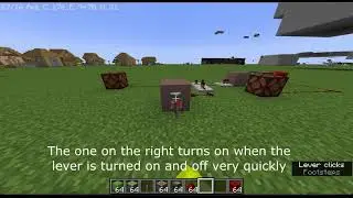 Minecraft dual-functional lever