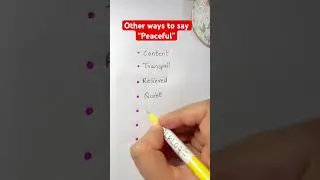 Other ways to say &ldquo;Peaceful&rdquo;