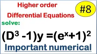 How to find CF and PI for higher order differential equations in hindi