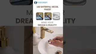 Cascada Veneto LED Waterfall Vessel Faucet