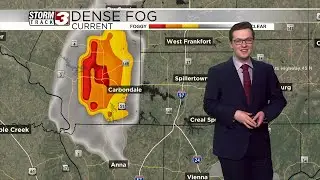 Garrett tracking dense fog on Friday morning