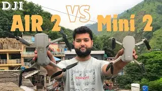 DJI Mini 2 vs Mavic Air 2 videos quality comparison | Dji Air 2 vs Mini 2 videos quality test.