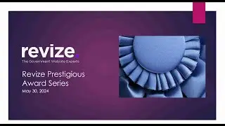 Revize Prestigious Award Series