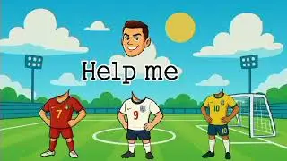 Match the Face! Football player Head swap Challange 🔥⚽ | Cartoon Football Puzzle