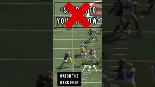 Qb Coach says this: &ldquo;step into it&rdquo; DONT LISTEN‼️#quarterback