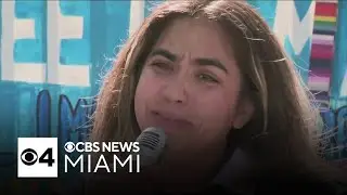 Activist group, relatives of detainees hold vigil outside Broward County immigration center