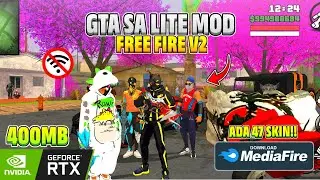 DOWNLOAD GTA SA LITE MOD FREE FIRE V2 SPESIAL TAHUN BARU 2025 FULL HD SIZE 400MB
