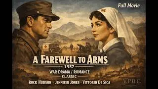 A Farewell to Arms (1957) | Classic War Romance Drama | Public Domain