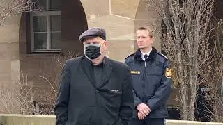 Schnittbilder Medienrummel vor Polizeipr&auml;sidium PK mit Joachim Herrmann und PP Fertinger am 3.4.2020