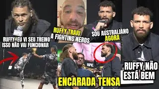🚨 RUFFY IRRECONHECÍVEL! FIZIEV PROVOCA RUFFY!  COLETIVA + ENCARADA TENSA UFC 325