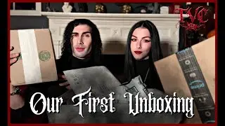 The Vampire Couple Unboxing | Our First Unboxing Together 🕯️🩸
