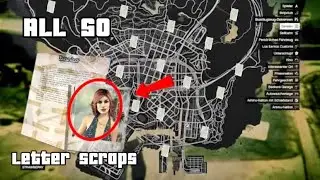 All 50 Letters Scarps LOCATIONS In GTA 5 (Uncovering The Mystery of Leonora Johnson👻) 2026
