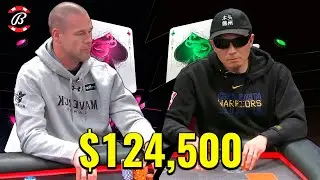 Patrik Antonius Is Put In A REALLY Tough Spot Against Han's Overbet On The River On Bally Live Poker