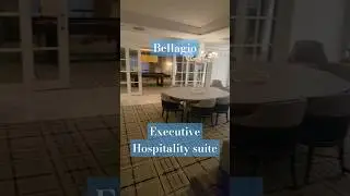 Room tour in 60 seconds - rarely seen Bellagio executive hospitality suite #vegas #roomtour #onetake