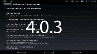 Android 4.0.3 Official! Samsung Galaxy Nexus Get Update Soon? NEW Social Stream API!