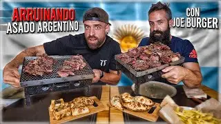 ARRUINANDO un ASADOR ARGENTINO con JOEBURGER 🇦🇷 *el DUE&Ntilde;O NO PARA de SACAR COMIDA*