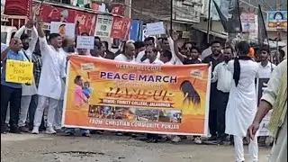 In Adampur candle march for manipur case