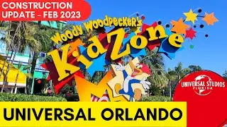 Universal Studios Florida Woody Woodpecker Kidzone Final Tour and Construction Update