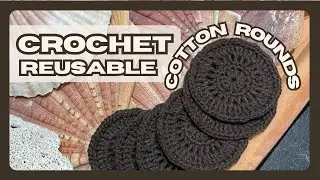 Reusable cotton pads - EASY CROCHET TUTORIAL