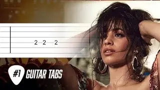 Camila Cabello - Never Be The Same (Guitar Tab tutorial)