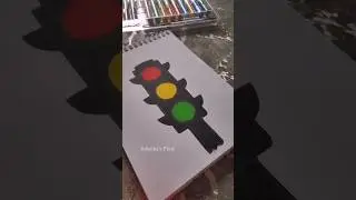 Easy Drawings Part - 4 | How to Draw Traffic Light #drawing