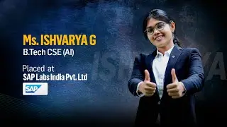 Ishvarya Placed at SAP Labs | Students Success Story | Bengaluru Campus