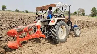 Swaraj 742xt new 2024 model Performance on 2mb Reversible plough | showroom से सीधा खेत में ले आए