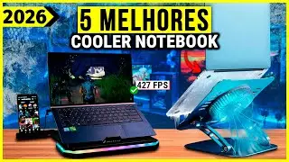 Os 5 MELHORES Base Ventilada Para Notebook / Cooler Para Notebook Em 2025!
