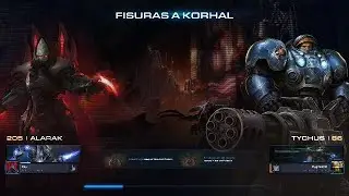 Starcraft 2 [Coop] [Brutal]: Fisuras a Korhal - Alarak [P3] - Tychus [P0]