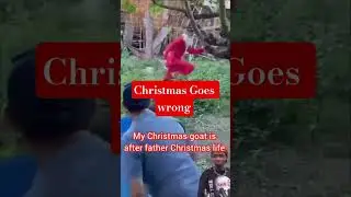 Santa Claus Runs For Safety! Christmas goes Wrong