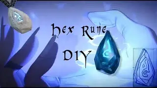 Arcane acceleration hex rune necklace