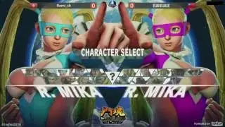 Street Fighter 5 Tournament - TWFighter 2016 - Remi_SK (R. Mika) v 五股石油王 (Rashid)