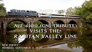 NJT 4109 (CNJ Tribute) Visited The Raritan Valley Line in 4K!