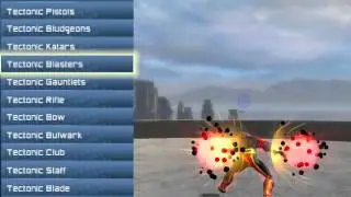 DCUO Weapon Styles: Tectonic Weapons