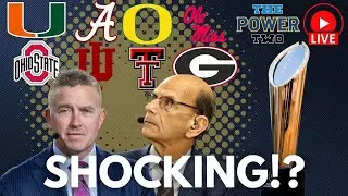 UPSETS COMING? | Miami Ohio State | Alabama Indiana | UGA Ole Miss | Oregon Texas Tech | Michigan